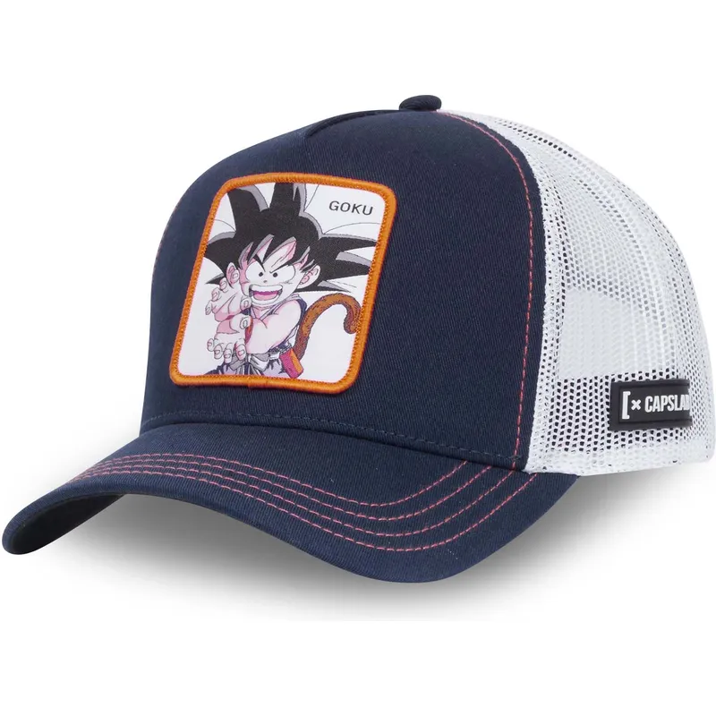 capslab-dragon-ball-son-goku-kinder-trucker-cap-in-marineblau-und-weiss