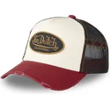 trucker-cap-beige-schwarz-und-rot-grre-von-von-dutch