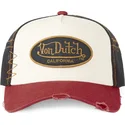 trucker-cap-beige-schwarz-und-rot-grre-von-von-dutch