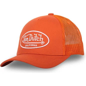 Čepice zaoblená oranžová nastavitelný LOF B12 Von Dutch
