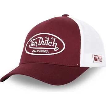 Verstellbare rot-weiße Trucker-Kappe LOF B15 von Von Dutch