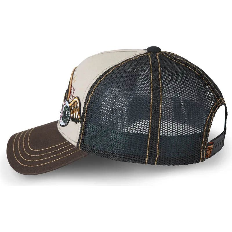 cepice-zaoblena-zadne-zvire-hneda-snapback-patches03-von-dutch