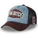 cepice-zaoblena-modra-snapback-lea02-von-dutch