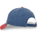 graue-blaue-und-rote-verstellbare-curved-cap-mot-von-von-dutch
