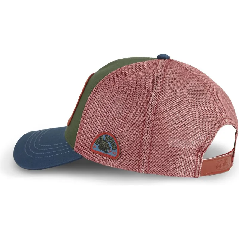 trucker-cap-grun-rot-und-blau-wol-cb-von-von-dutch