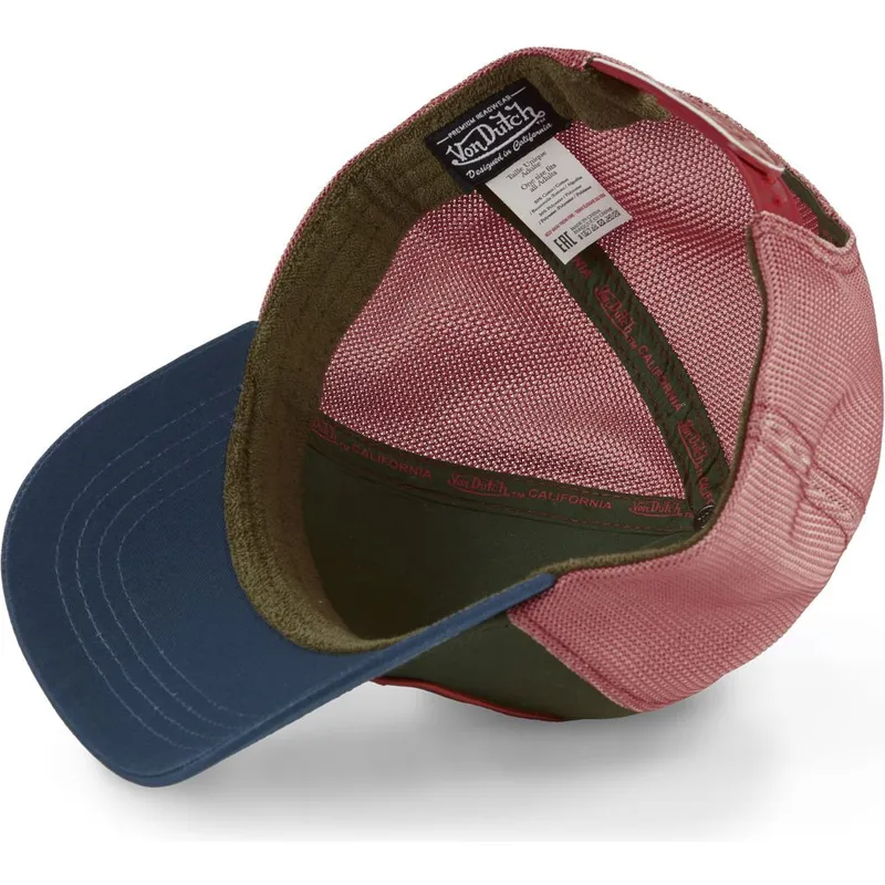 trucker-cap-grun-rot-und-blau-wol-cb-von-von-dutch