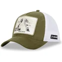 capslab-daffy-duck-loo9-daf-looney-tunes-green-and-white-trucker-hat