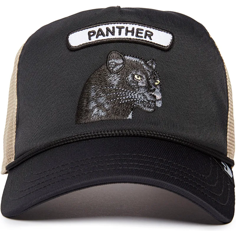 trucker-cap-schwarz-und-beige-panther-gb2-black-panther-the-rocker-the-farm-von-goorin-bros