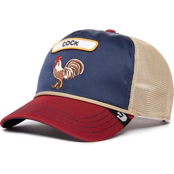 mehrfarbige-trucker-kappe-hahn-cock-gb2-rooster-the-rocker-the-farm-von-goorin-bros