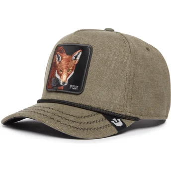 cepice-zaoblena-zelena-snapback-foxy-duck-canvas-the-farm-goorin-bros