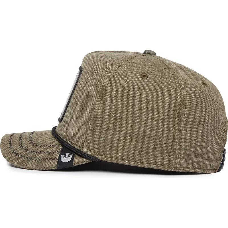 cepice-zaoblena-zelena-snapback-foxy-duck-canvas-the-farm-goorin-bros