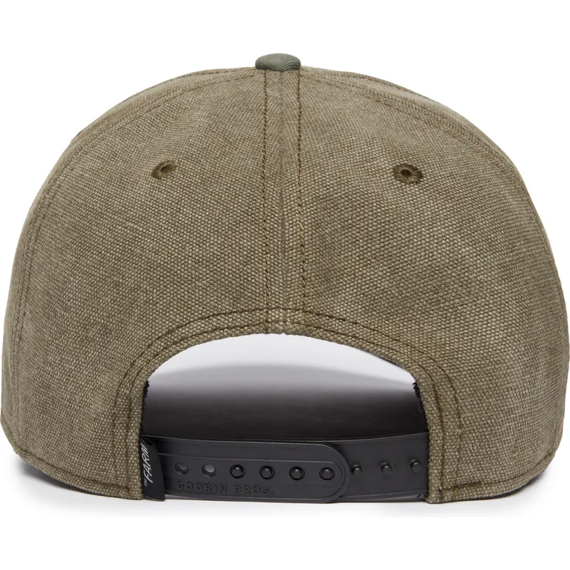cepice-zaoblena-zelena-snapback-foxy-duck-canvas-the-farm-goorin-bros