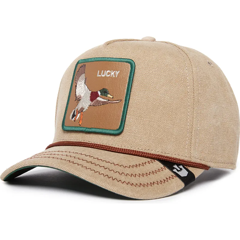 cepice-zaoblena-bezova-snapback-lucky-duck-canvas-the-farm-goorin-bros