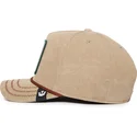 beige-snapback-kappe-mit-gebogenem-schirm-lucky-duck-canvas-the-farm-von-goorin-bros
