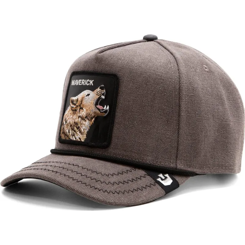 cepice-zaoblena-seda-snapback-maverick-howling-duck-canvas-the-farm-goorin-bros