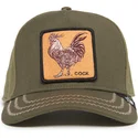 grune-snapback-kappe-mit-gebogenem-schirm-gallo-cock-field-100-all-season-wool-the-farm-von-goorin-bros