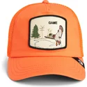 cepice-zaoblena-oranzova-snapback-game-maybe-park-range-the-farm-goorin-bros