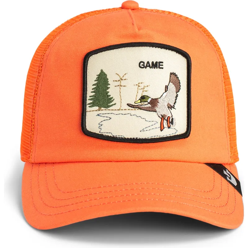 cepice-zaoblena-oranzova-snapback-game-maybe-park-range-the-farm-goorin-bros