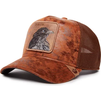 cepice-zaoblena-hneda-snapback-danger-crow-the-farm-goorin-bros