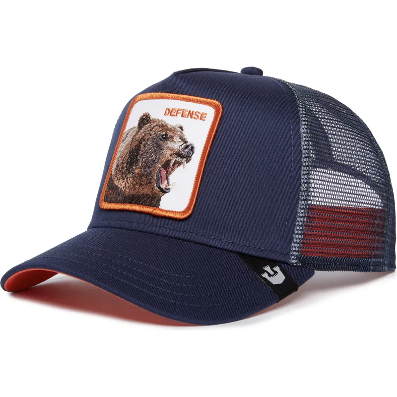 cepice-zaoblena-zadne-zvire-namornicka-modra-snapback-defense-bear-fan-the-farm-goorin-bros