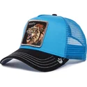 goorin-bros-mighty-lion-fan-the-farm-blaue-und-schwarze-trucker-kappe-mit-lowenmotiv