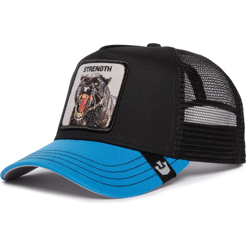 cepice-zaoblena-cerna-snapback-strength-panther-fan-the-farm-goorin-bros cepice-zaoblena-cerna-snapback-strength-panther-fan-the-farm-goorin-bros