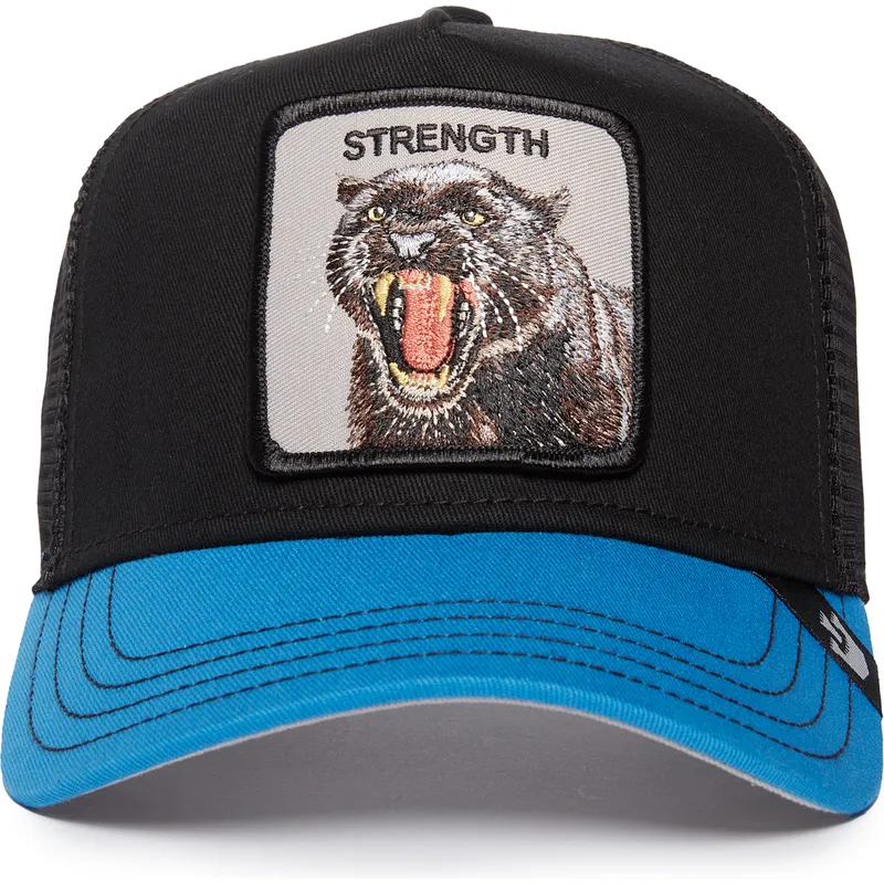 cepice-zaoblena-cerna-snapback-strength-panther-fan-the-farm-goorin-bros cepice-zaoblena-cerna-snapback-strength-panther-fan-the-farm-goorin-bros