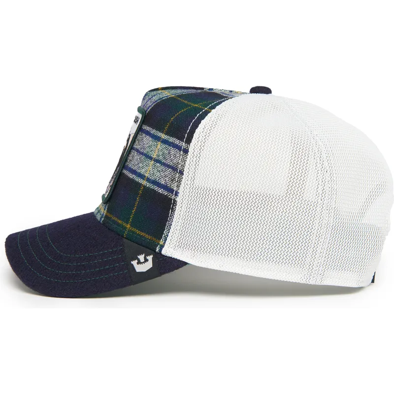 trucker-cap-marineblau-und-weiss-kuh-cash-moon-cow-uk-plaid-the-farm-von-goorin-bros