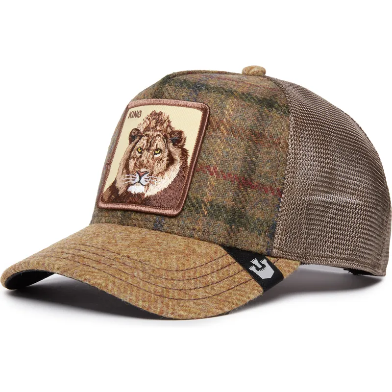 cepice-zaoblena-hneda-snapback-king-moon-lion-uk-plaid-the-farm-goorin-bros