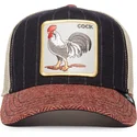 mehrfarbige-trucker-kappe-hahn-cock-moon-rooster-uk-plaid-the-farm-von-goorin-bros