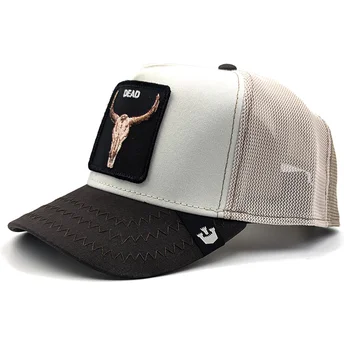 cepice-zaoblena-hneda-snapback-dead-skull-tri-tone-the-farm-goorin-bros