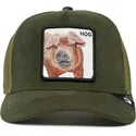 cepice-zaoblena-zelena-snapback-hog-the-suede-pig-the-farm-goorin-bros