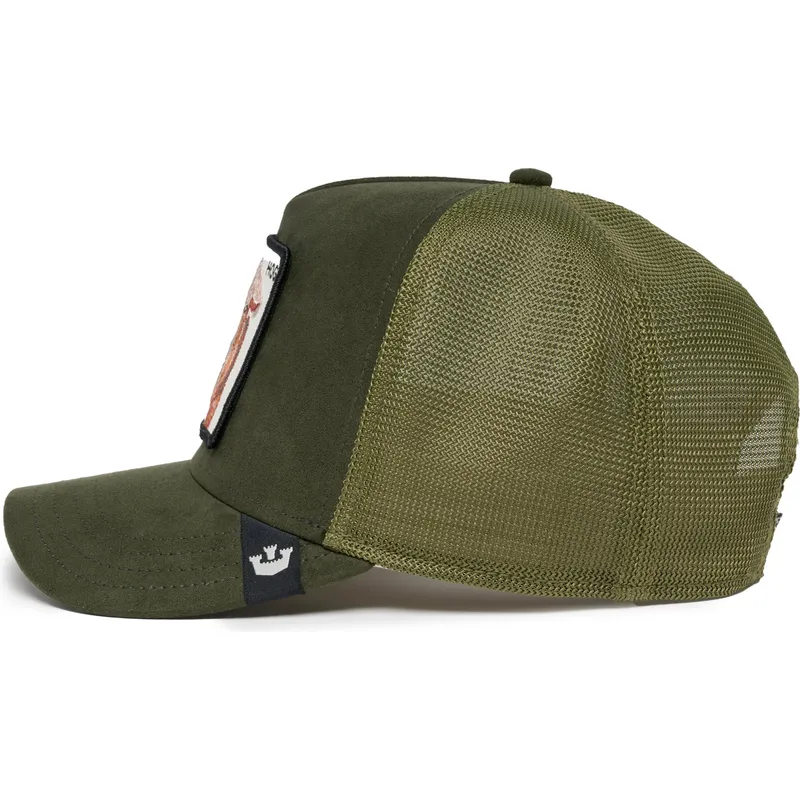 cepice-zaoblena-zelena-snapback-hog-the-suede-pig-the-farm-goorin-bros