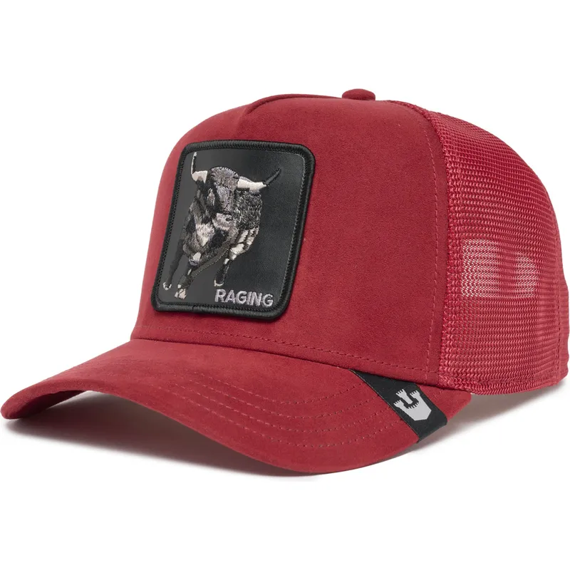 cepice-zaoblena-cervena-snapback-raging-the-suede-rager-the-farm-goorin-bros