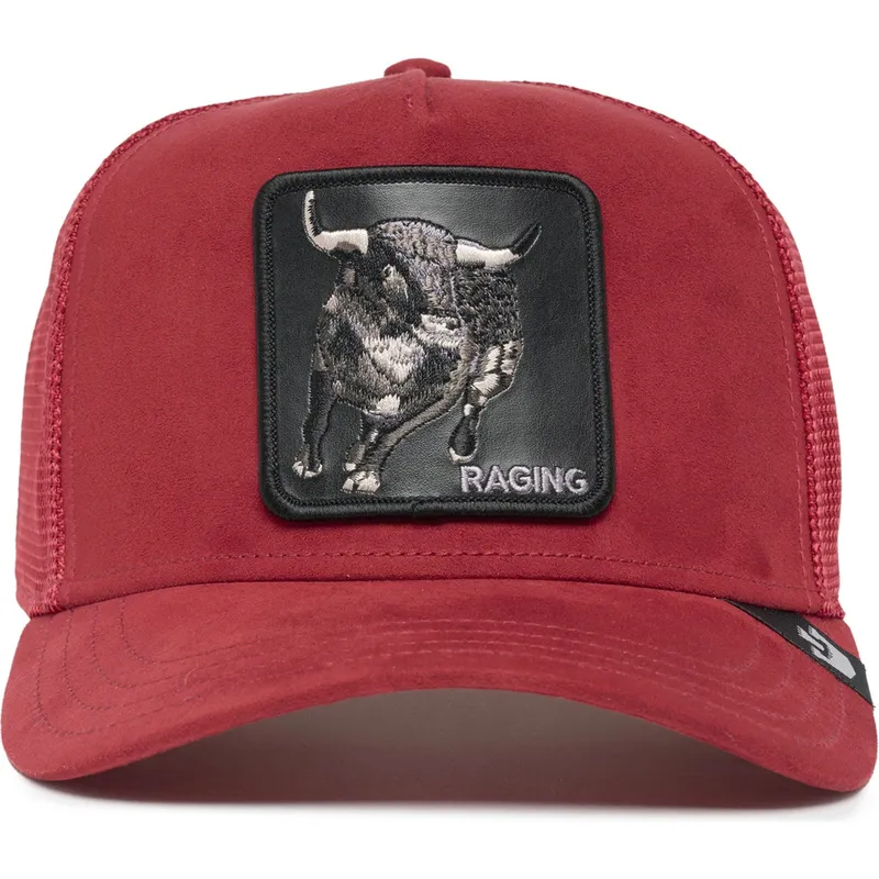 cepice-zaoblena-cervena-snapback-raging-the-suede-rager-the-farm-goorin-bros