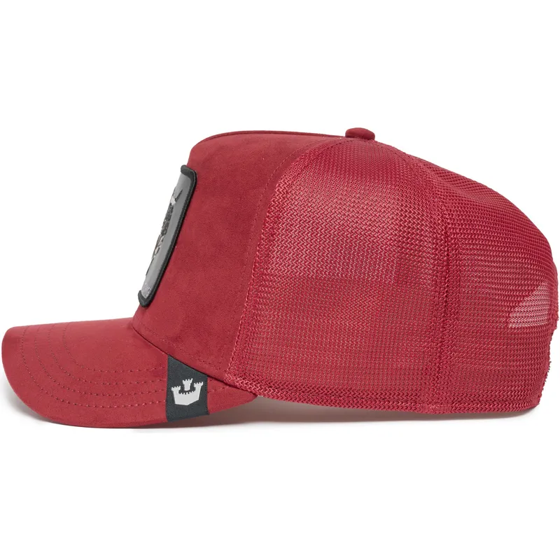 cepice-zaoblena-cervena-snapback-raging-the-suede-rager-the-farm-goorin-bros