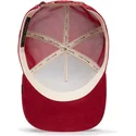 cepice-zaoblena-cervena-snapback-fury-the-suede-the-farm-goorin-bros
