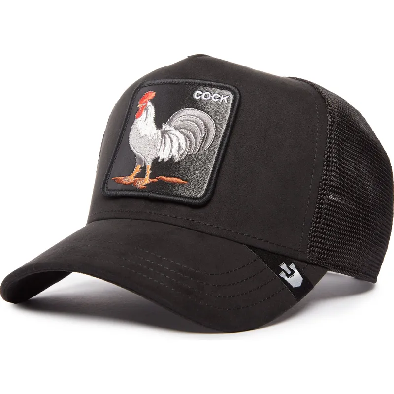 cepice-zaoblena-cerna-snapback-cock-the-suede-rooster-blacked-out-the-farm-goorin-bros