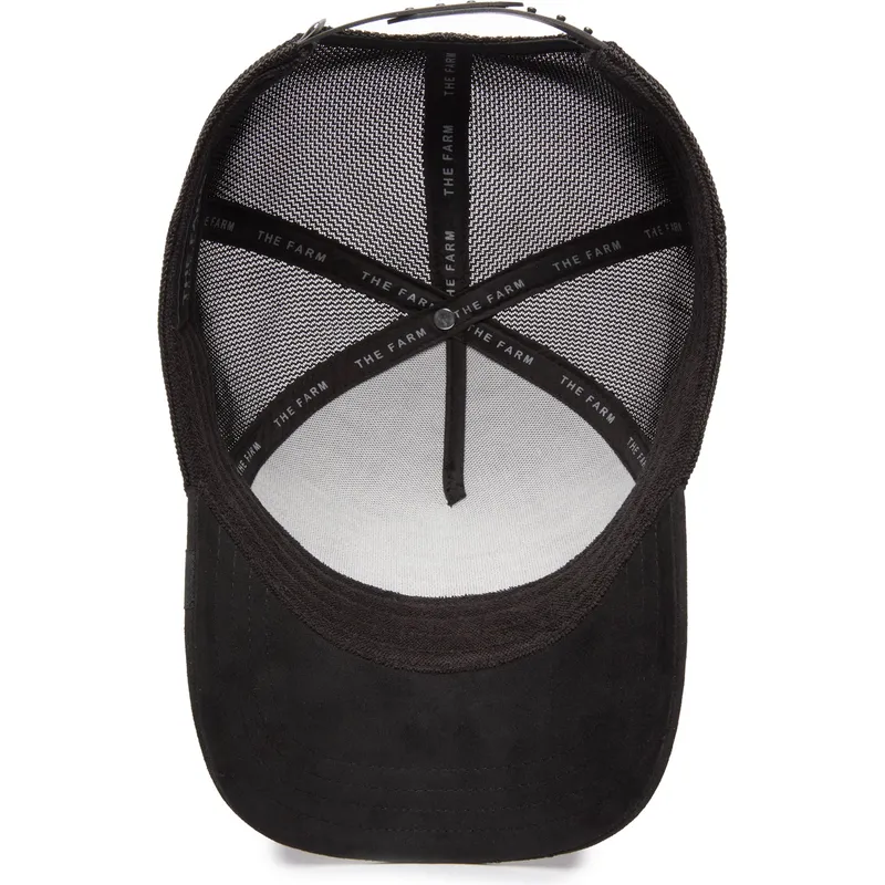 cepice-zaoblena-cerna-snapback-cock-the-suede-rooster-blacked-out-the-farm-goorin-bros