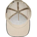 beige-und-schwarze-trucker-kappe-fauler-the-faded-sloth-eco-brutalism-the-farm-von-goorin-bros