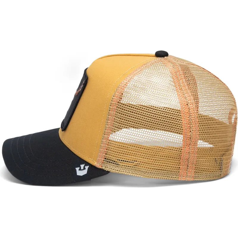 cepice-zaoblena-zluta-snapback-the-dead-skull-eco-brutalism-the-farm-goorin-bros