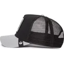 trucker-cap-schwarz-und-grau-panther-the-black-panther-big-cats-the-farm-von-goorin-bros