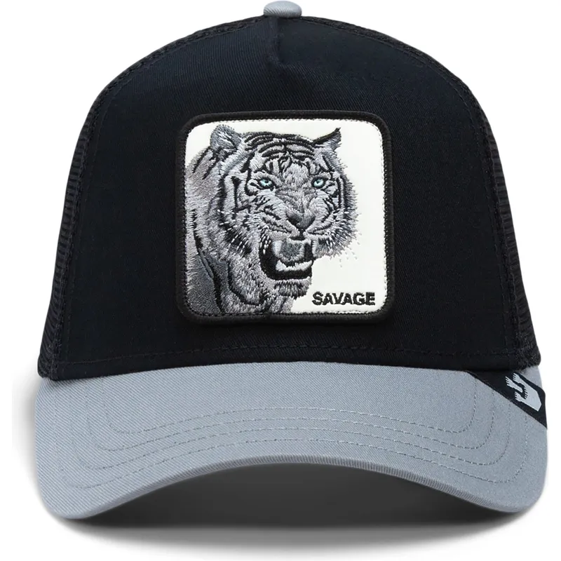 cepice-zaoblena-cerna-snapback-the-savage-tiger-big-cats-the-farm-goorin-bros