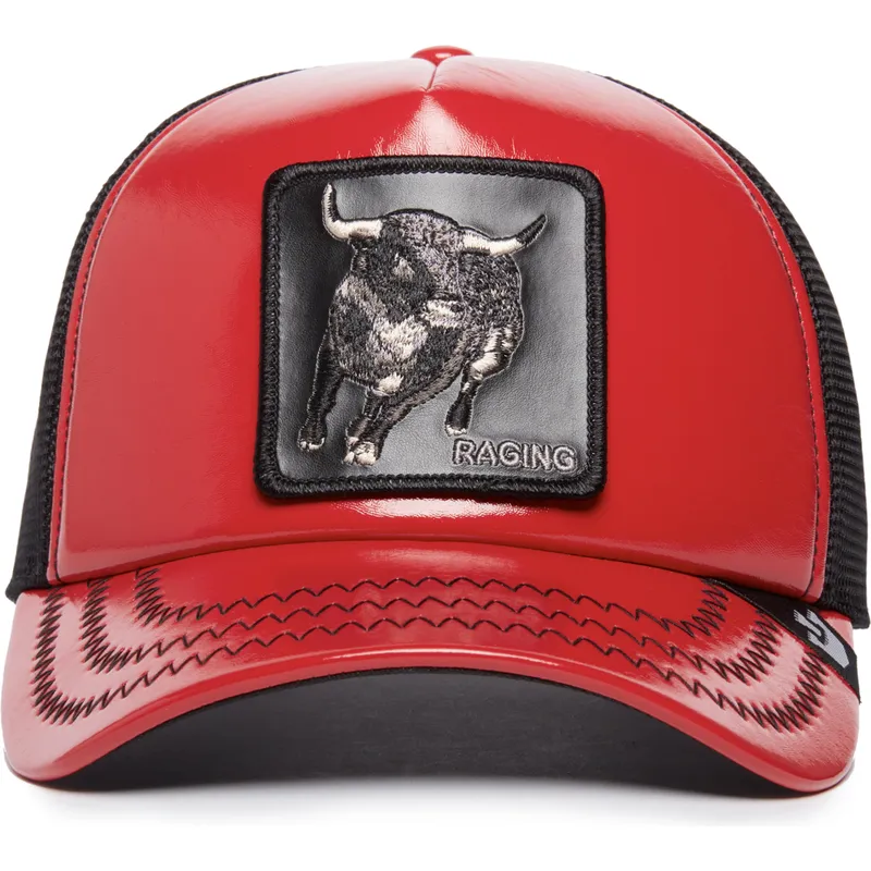 cepice-zaoblena-cervena-snapback-raging-pamplona-puff-patent-the-farm-goorin-bros cepice-zaoblena-cervena-snapback-raging-pamplona-puff-patent-the-farm-goorin-bros