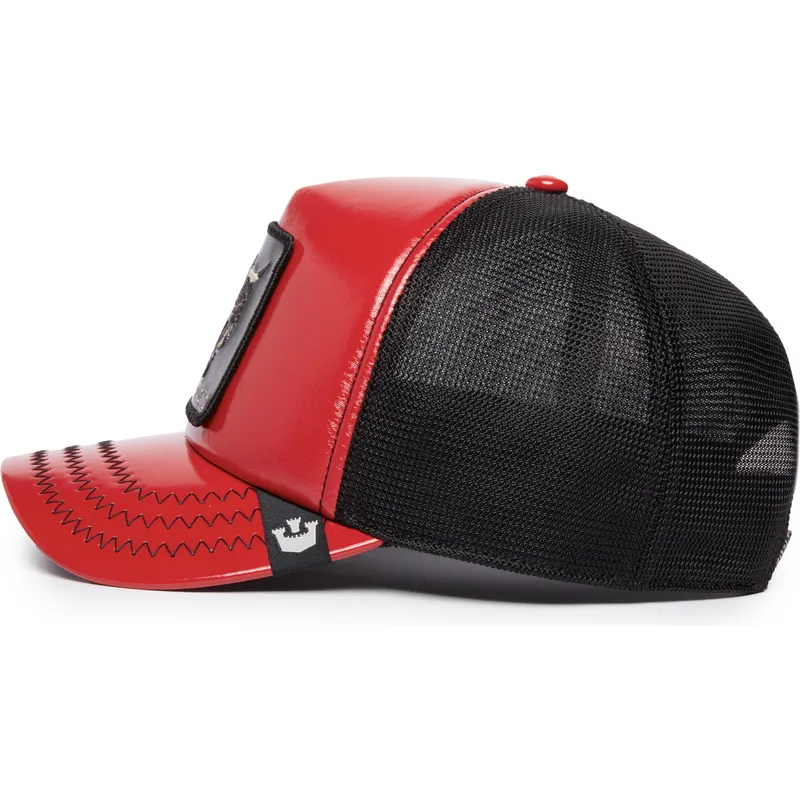 cepice-zaoblena-cervena-snapback-raging-pamplona-puff-patent-the-farm-goorin-bros cepice-zaoblena-cervena-snapback-raging-pamplona-puff-patent-the-farm-goorin-bros