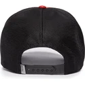 goorin-bros-raging-pamplona-puff-patent-the-farm-rote-und-schwarze-trucker-kappe-mit-stiermotiv