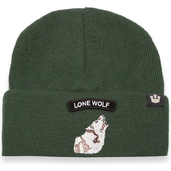 Gorro verde lobo Lone Wolf Soft Rock Wolf Classic Knit The Farm från Goorin Bros.