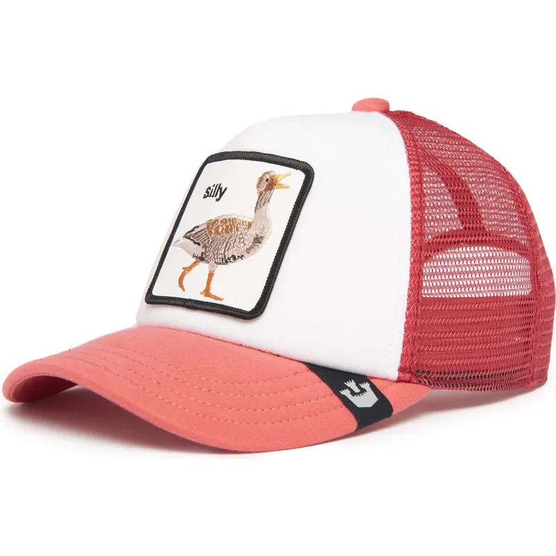 cepice-zaoblena-cervena-snapback-pro-deti-so-silly-the-farm-goorin-bros