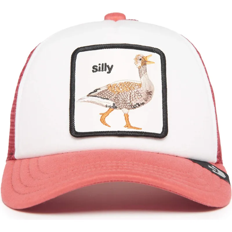 cepice-zaoblena-cervena-snapback-pro-deti-so-silly-the-farm-goorin-bros