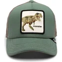 cepice-zaoblena-zelena-snapback-pro-deti-monster-little-tyrant-extinct-the-farm-goorin-bros